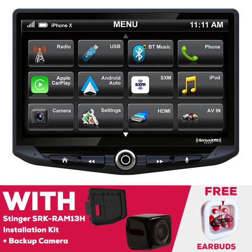 Stinger UN1810 Multimedia & SRK-RAM13H Installation Kit & Backup Camera Stinger UN1810 Multimedia & SRK-RAM13H Installation Kit & Backup Camera