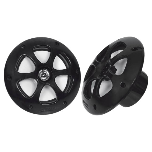 Kenwood KFC-1613MRB 6.5" 2-Way Water-Resistant Marine Coaxial Speakers, Black