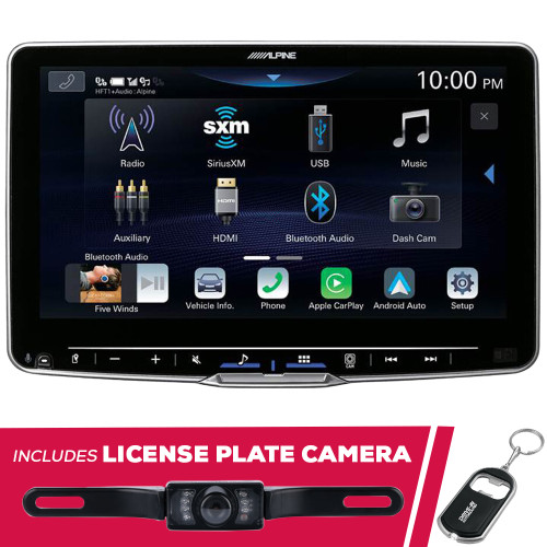 Alpine ILX-F509 9" Touchscreen Multimedia with License Plate Camera