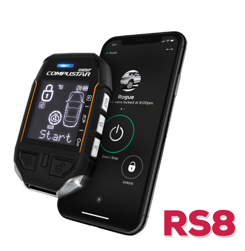 Compustar RFX-2WT12-SS Remote Start and Security System w/ Bypass & DroneMobile