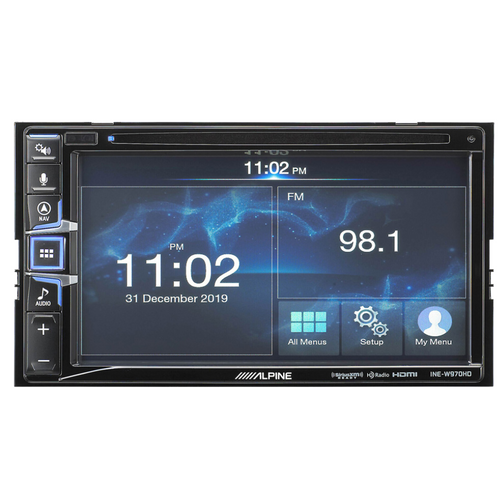 Alpine INE-W970HD 6.5" Navigation DVD/CD w/ Bluetooth & Back-Up Camera