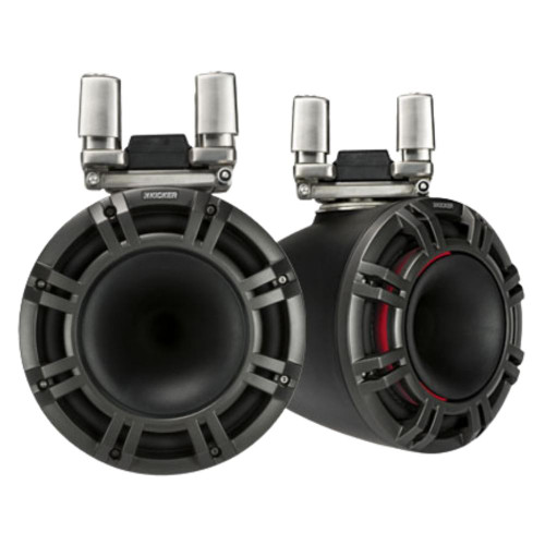 Kicker 2 Pairs Of 44KMTC94 9" Speakers w/ 48KXMA12002 Amp & 47KMPK4 Amp Kit