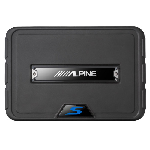 Alpine SS-SB10 10" S-Series Shallow Sealed Downward-Firing Subwoofer Enclosure Alpine SS-SB10 10" S-Series Shallow Sealed Downward-Firing Subwoofer Enclosure