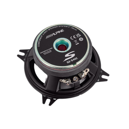 Alpine S2-S40C S-Series 4" 2-Way Component Speakers
