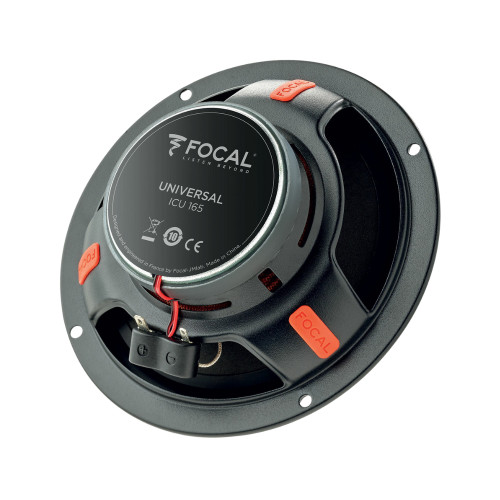 Focal ICU165 Universal Integration Series 140W Peak 6.5" 2-Way Coaxial Speakers