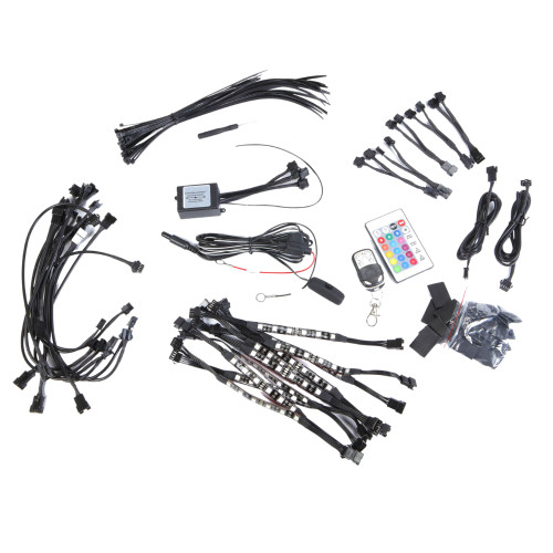 Racesport RSMKIT ColorADAPT Adaptive RGB LED Weatherproof Motorcycle Kit