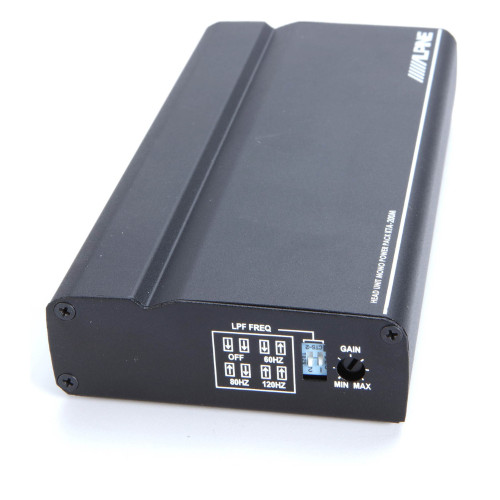 Alpine KTA-200M Mono 400-Watt DDP Power Pack Amplifier w/ PowerStack & Bass Knob