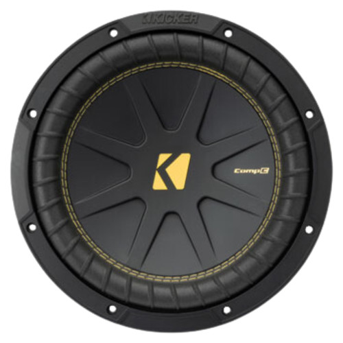 Kicker 50CWCD104 10" 4-Ohm DVC CompC Subwoofer w/ Ribbed Polyurethane Surround Kicker 50CWCD104 10" 4-Ohm DVC CompC Subwoofer w/ Ribbed Polyurethane Surround