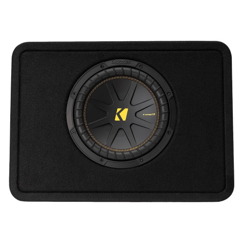 Kicker 50TCWC104 50 Series CompC 10" Subwoofer Enclosure, 500 Watts Peak Power Kicker 50TCWC104 50 Series CompC 10" Subwoofer Enclosure, 500 Watts Peak Power