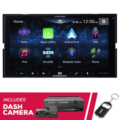 Alpine iLX-W670 7" Shallow-Chassis Multimedia w/ DVR-C320R Dash Camera