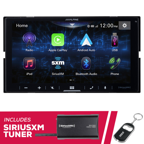 Alpine iLX-W670 7” Shallow-Chassis Digital Multimedia w/ SiriusXM Tuner