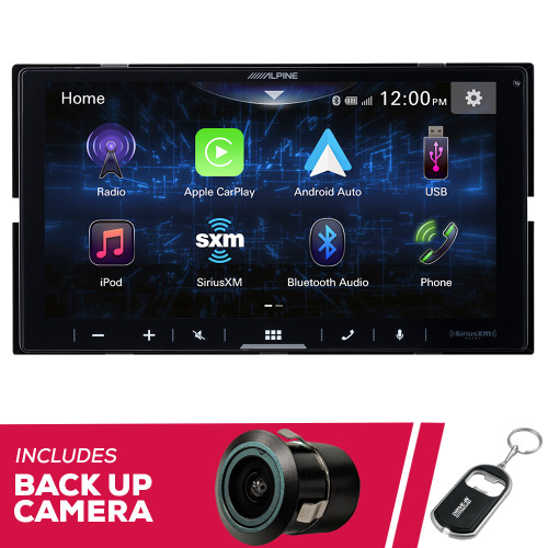 Alpine iLX-W670 7” Shallow-Chassis Multimedia w/ Backup Bullet Camera
