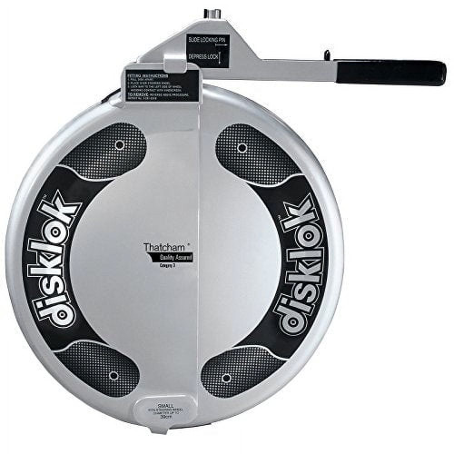 Disklok LHDMEDSILDSK Automotive Steering Wheel Lock - Vehicle Security Device