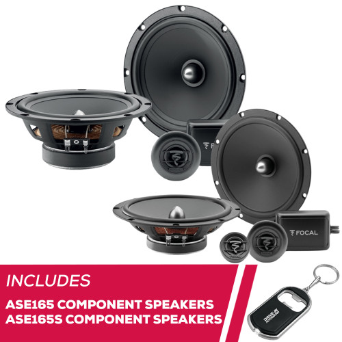 Focal ASE165 6.5" Component Speakers and ASE165S 6.5" Slim Component Speakers