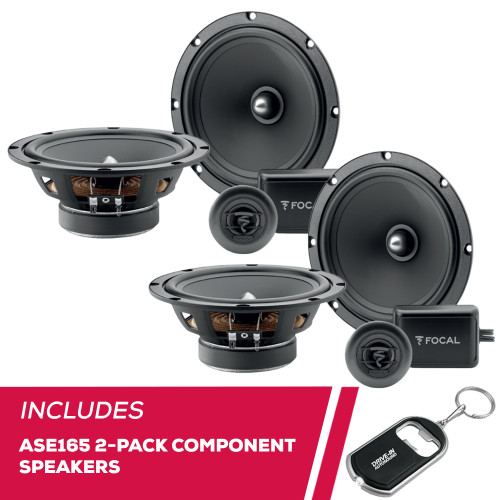 Focal 2-Pack ASE165 Auditor EVO Series 6.5" 2-Way 120 Watt Component Speakers Focal 2-Pack ASE165 Auditor EVO Series 6.5" 2-Way 120 Watt Component Speakers