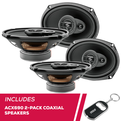 Focal 2-Pack ACX690 Auditor EVO Series 6"x9" 3-Way 160 Watt Coaxial Speakers Focal 2-Pack ACX690 Auditor EVO Series 6"x9" 3-Way 160 Watt Coaxial Speakers