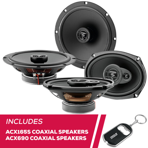 Focal ACX165S 6.5" Slim Coaxial Speakers and ACX690 6"x9" Coaxial Speakers Focal ACX165S 6.5" Slim Coaxial Speakers and ACX690 6"x9" Coaxial Speakers