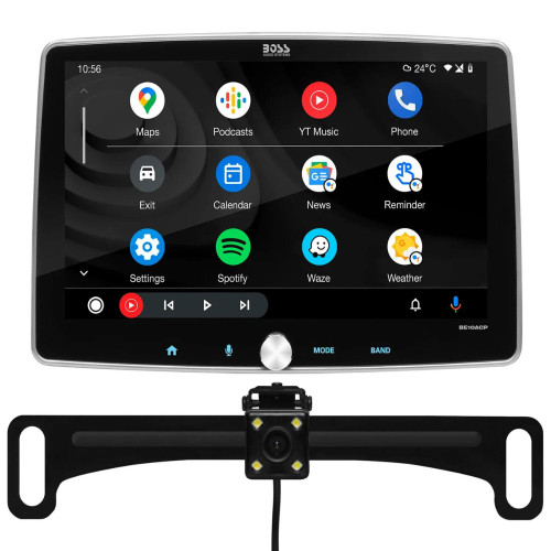 Boss BE10ACP-C 10.1" Single Din Digital Media and Backup Camera