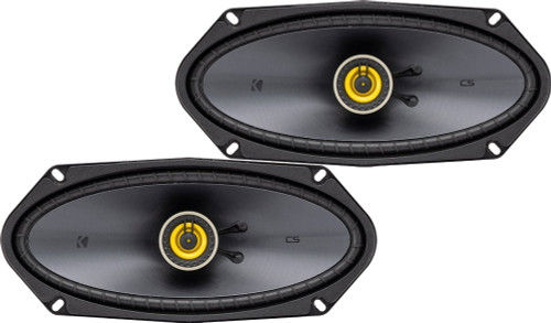 Kicker CS Series 50CSC4104 4"x10" 225 Watt Peak Power 2-Way Coaxial Speakers