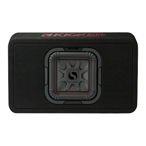 Kicker 46TL7T82 8" Single 2-Ohm Terminal Subwoofer Enclosure w/ Rounded Corners Kicker 46TL7T82 8" Single 2-Ohm Terminal Subwoofer Enclosure w/ Rounded Corners