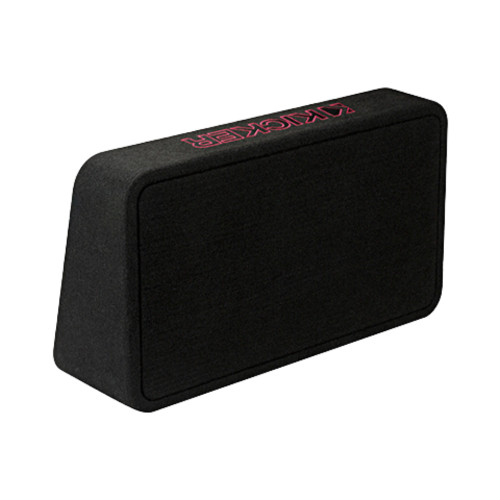Kicker 46TL7T82 8" Single 2-Ohm Terminal Subwoofer Enclosure w/ Rounded Corners