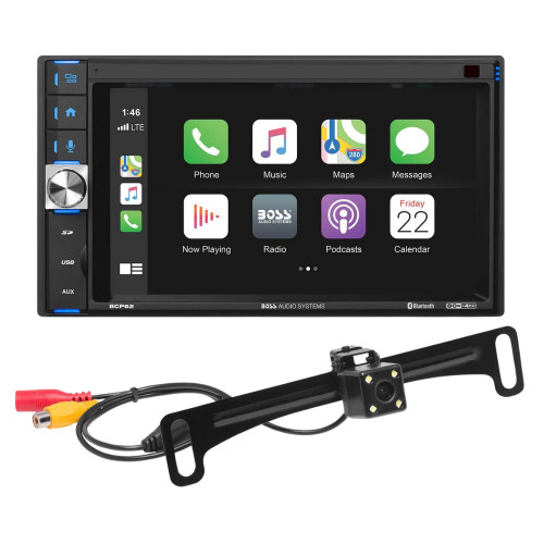 Boss BCP62-RC 6.2" Double-DIN Digital Multimedia with Backup Camera