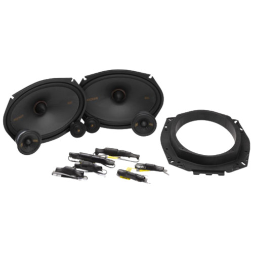 Kicker KS-Series 51KSS369 6x9" 200W Peak Power 3-Way Component Speaker System