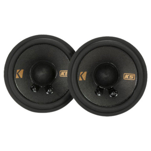 Kicker KS-Series 51KSC2704 2.75-Inch 4 Ohms Midrange Mid/Tweeters Speakers