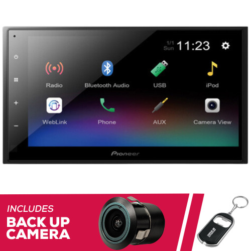 Refurbished Pioneer DMH-341EX 6.8" Multimedia Receiver w/ Bullet Camera Refurbished Pioneer DMH-341EX 6.8" Multimedia Receiver w/ Bullet Camera