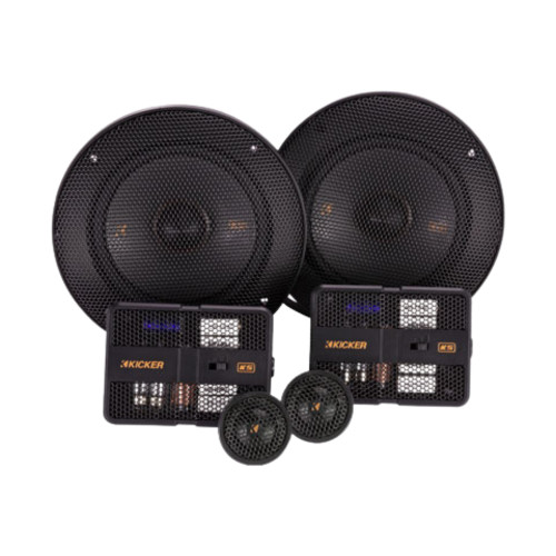 Kicker KS-Series 51KSS504 5.25" Component Speaker System - High Power Handling Kicker KS-Series 51KSS504 5.25" Component Speaker System - High Power Handling