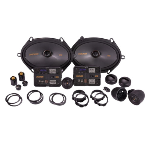 Kicker KS-Series 51KSS6804 6.8" Component Speaker System - High Power Handling
