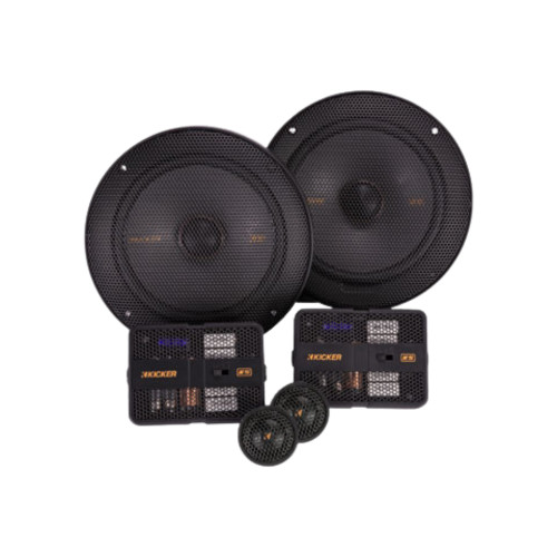 Kicker KS-Series 51KSS6504 6.5" Component Speaker System w/ High Power Handling