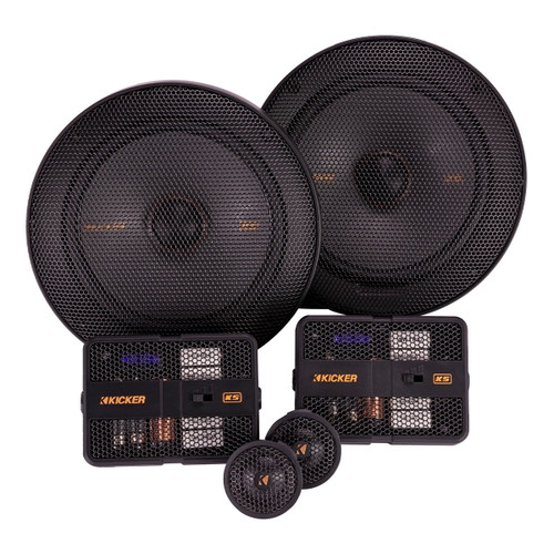 Kicker KS-Series 51KSS6504 6.5" Component Speaker System w/ High Power Handling