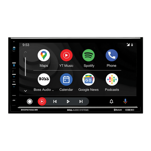 Boss BVCP9700A-MR 7" 2-DIN Marine Receiver (No CD or DVD Player) w/ Bluetooth