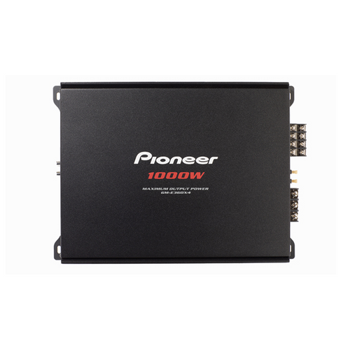 RFRB Pioneer GM-E360X4 4-Ch - Class AB 1000w Max Power - Bridgeable Amplifier