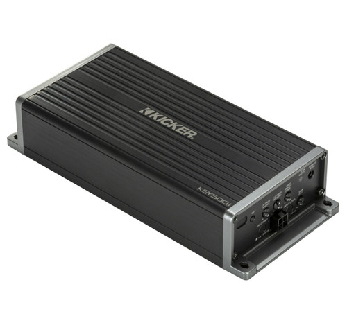 Kicker 47KEY5001 Smart Mono Amplifier W/ Bass Revealer/Processor, AI-Driven DSP