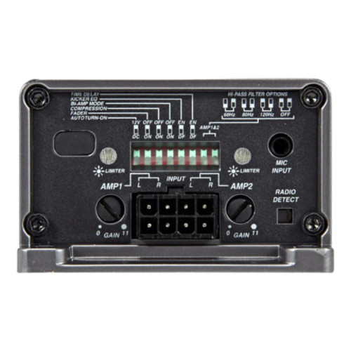 Kicker 47KEY2004 Smart 4-Channel Amplifier W/ Auto-EQ/Processor, AI-Driven DSP