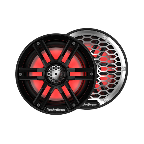 RFRB Rockford Fosgate FRCTM400X4AD Marine Amplifier with 2-Pack M2-65B Speakers