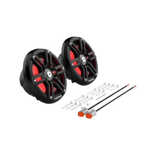 RFRB Rockford Fosgate FRCM5-800X4 Marine Amplifier with 2-Pack M2-65B Speakers