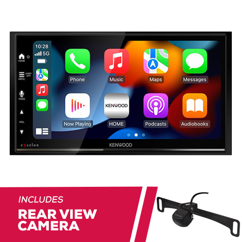 Kenwood DMX709S 6.8" Digital Multimedia w/ License Plate Backup Camera Kenwood DMX709S 6.8" Digital Multimedia w/ License Plate Backup Camera