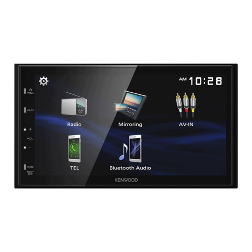 Kenwood DMX129BT 6.8" Digital Multimedia w/ License Plate Backup Camera