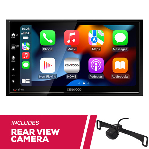 Kenwood DMX809S 6.8" Digital Multimedia Receive with License Plate Backup Camera