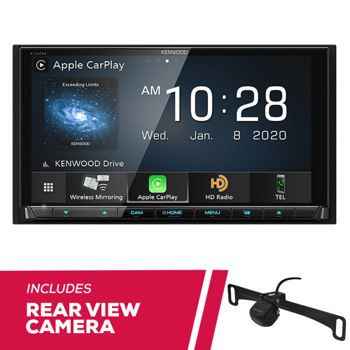 Kenwood eXcelon DDX9907XR 6.8" DVD with License Plate Rear View Camera Kenwood eXcelon DDX9907XR 6.8" DVD with License Plate Rear View Camera