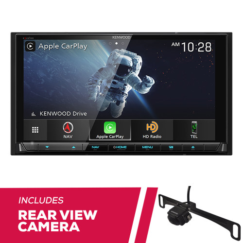 Kenwood DNX997XR 6.8" Navigation DVD w/ HD License Plate Backup Camera
