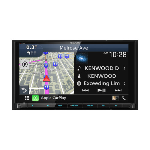 Kenwood DNX997XR 6.8" Navigation DVD w/ License Plate Rear View Camera