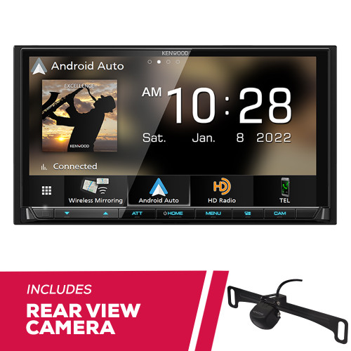 Kenwood DMX908S 6.95" Digital Multimedia w/ License Plate Backup Camera Kenwood DMX908S 6.95" Digital Multimedia w/ License Plate Backup Camera
