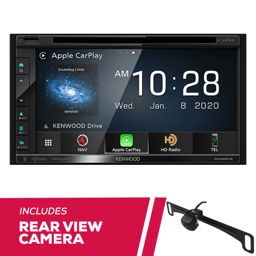 Kenwood DNX697S 6.8" Navigation DVD with Universal Rear View Camera Kenwood DNX697S 6.8" Navigation DVD with Universal Rear View Camera