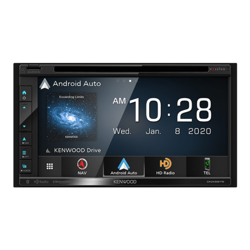 Kenwood DNX697S 6.8" Navigation DVD with Universal Rear View Camera