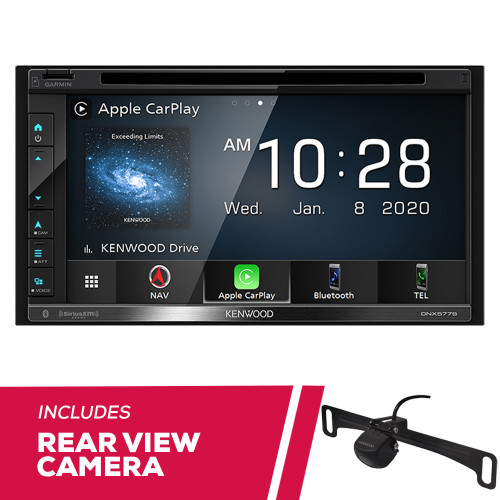 Kenwood DNX577S 6.8" Navigation DVD w/ License Plate Rear View Camera Kenwood DNX577S 6.8" Navigation DVD w/ License Plate Rear View Camera