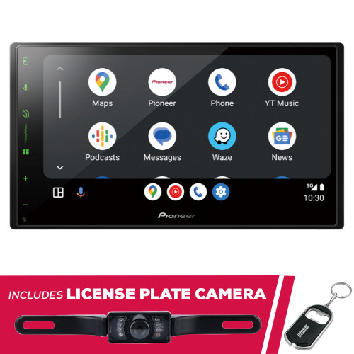 Pioneer DMH-W3000NEX 6.8" Multimedia w/ License Plate Rear View Camera Pioneer DMH-W3000NEX 6.8" Multimedia w/ License Plate Rear View Camera